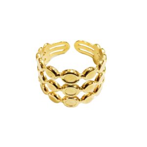 Tri Layered Ring
